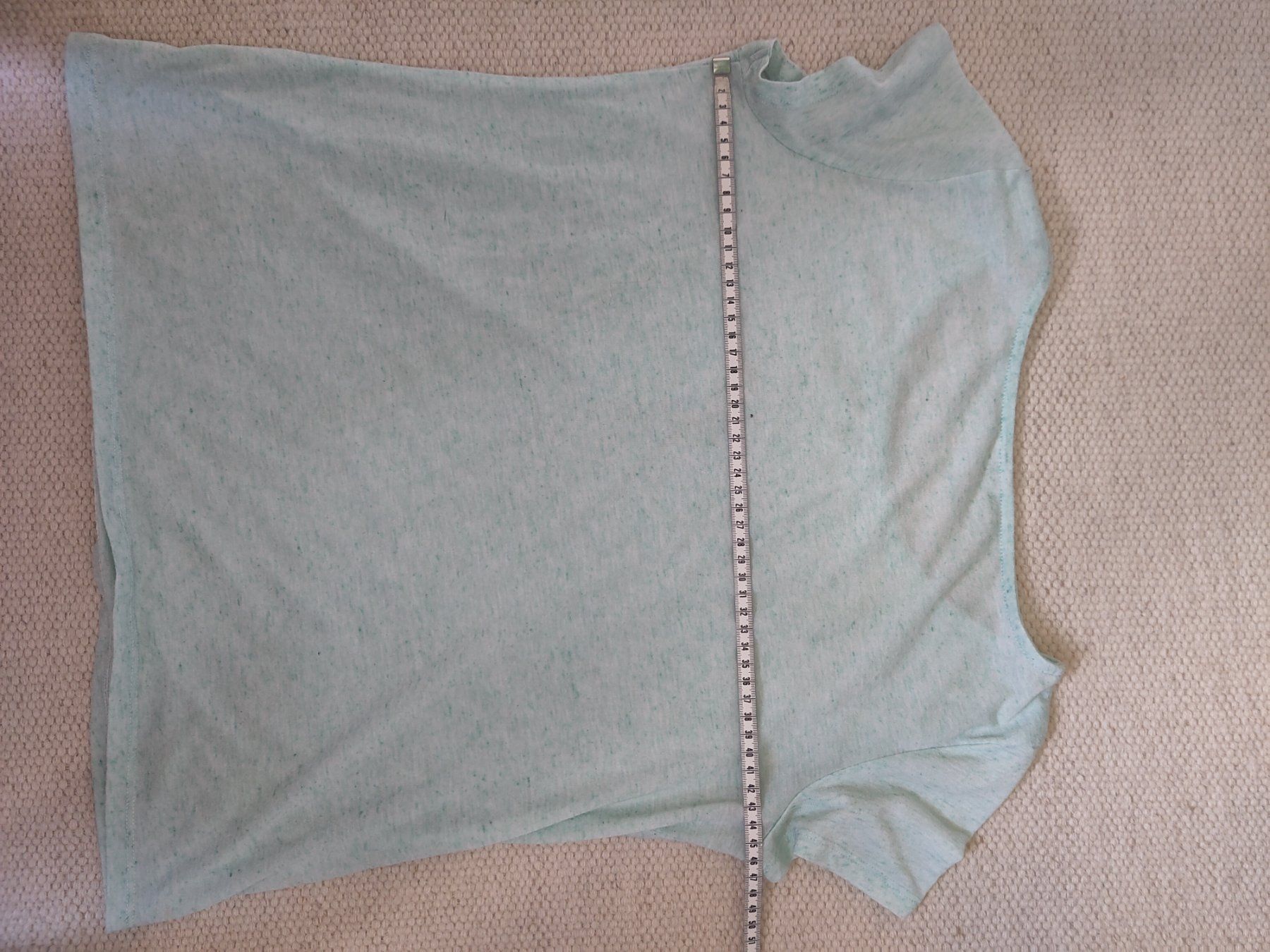 Camicette, T-shirt & Top: Bluse aus sehr dünnem Stoff, hellgrün, Gr. ca. 152 – Usato da Basel venduto da Bar08 1