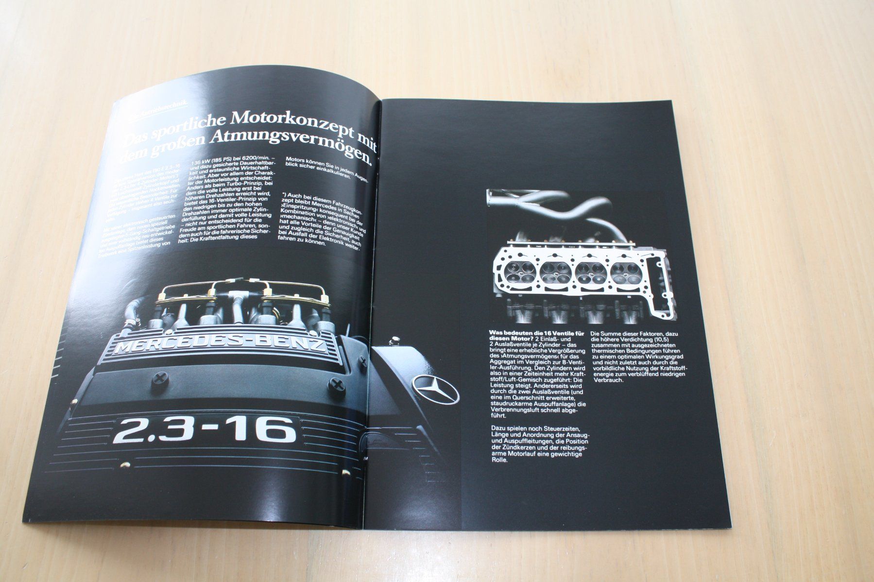 Mercedes-Benz Documenti: Mercedes 190 E 2.3-16 Prospekt - 11/1985 – Usato da Wikon venduto da erwin400 2