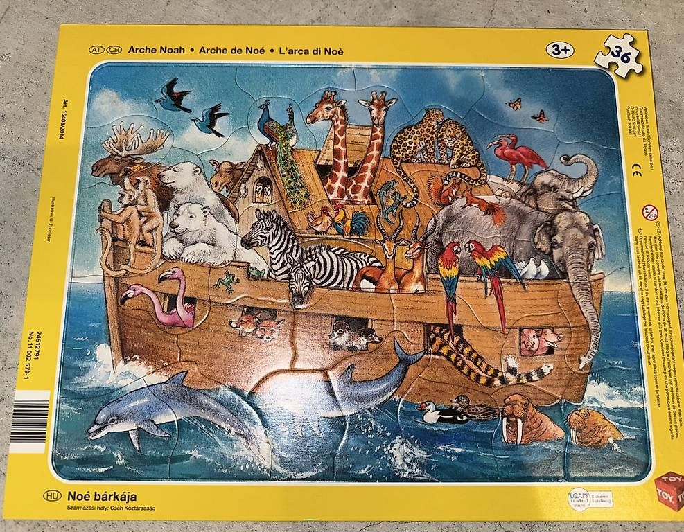 Puzzle: Puzzle Arche Noah und Safari – Usato da Buchs AG venduto da Cres3 1