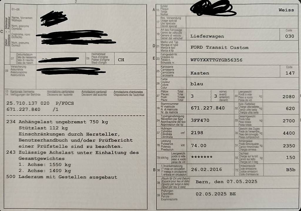 Autos: Verkaufe 3 Plätzer Bössli mit "flexiblem Schlafumbau" – Gebraucht aus Oberwangen b. Bern von davidberger95 1