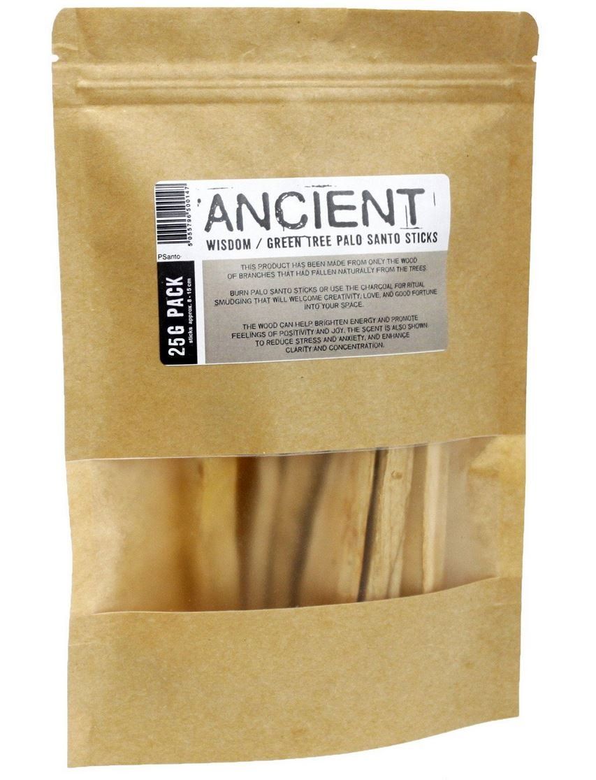 Spray per ambienti: 25g Palo Santo 3-4 Holzstäbchen – Nuovo e nell'imballaggio originale da Winterthur venduto da LukasMineralienOase 1