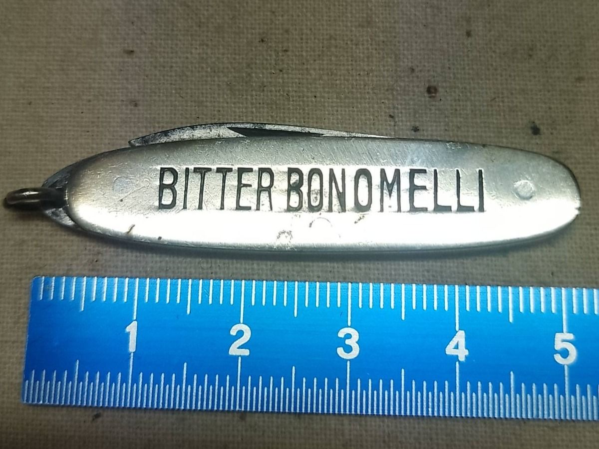 Taschenmesser: Messer - "BITTER BONOMELLI" - Pubblicitario - Vintage – Gebraucht aus Sorengo von 74in