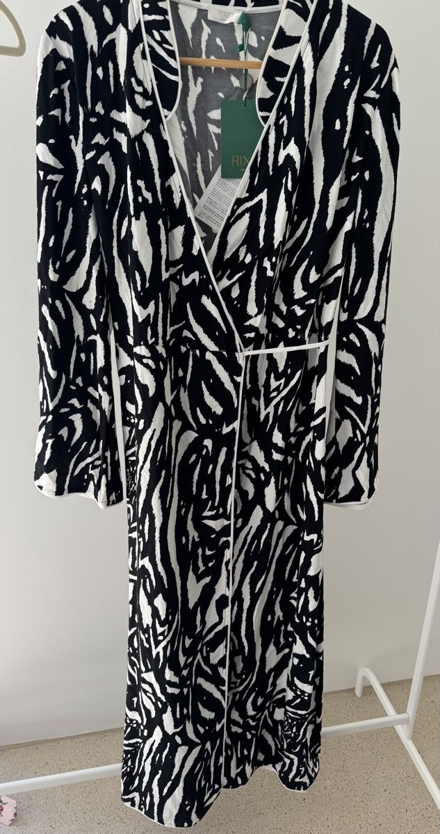 Vestiti: RIXO wrap dress black& white – Nuovo e nell'imballaggio originale da Zürich venduto da di_archive 7