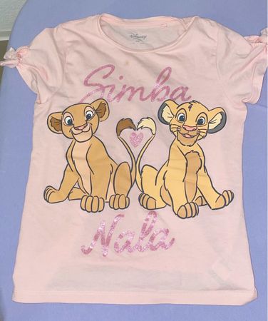 T-Shirt Disney König der Löwen rosa Grösse 122/128