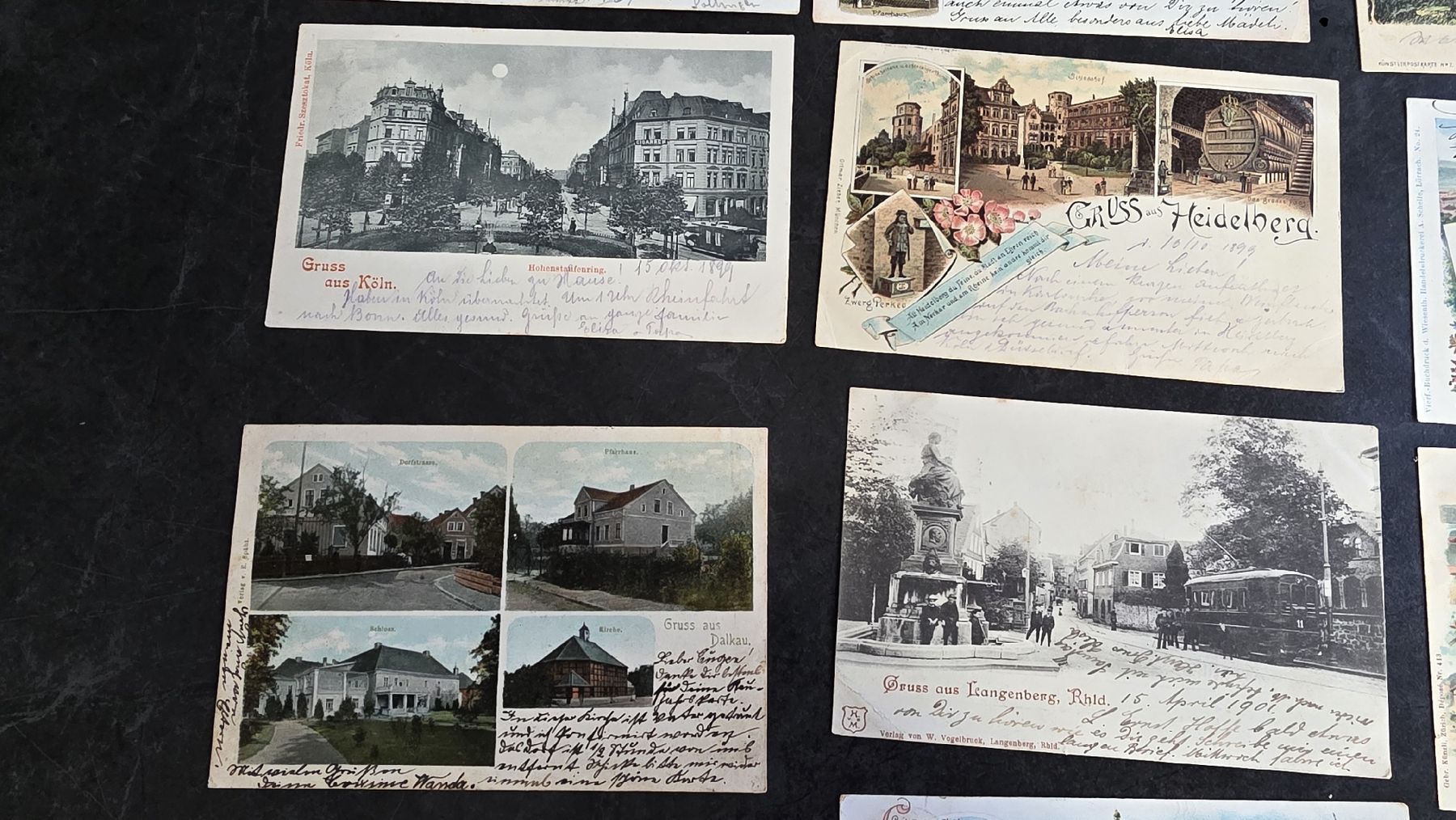 Ansichtskarten: Lot Ansichtskarten Deutsche Reichspost ab 1897 ,div Lithos – Gebraucht aus Reichenburg von Pipo-67 3