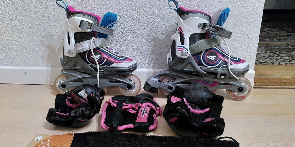 Kinder Fahrradhelm Set 3-8 Jahre - Vollständiger Schutz Mit Knie- Und Ellbogenschonern