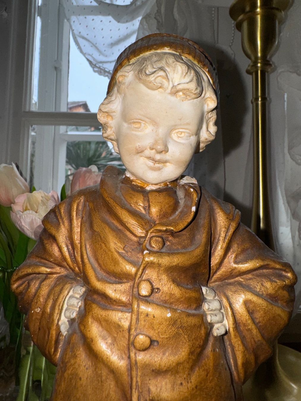 Statuette: Antike Figur aus Gips um 1900 – Usato da Pfäffikon ZH venduto da lenaviktoria 1