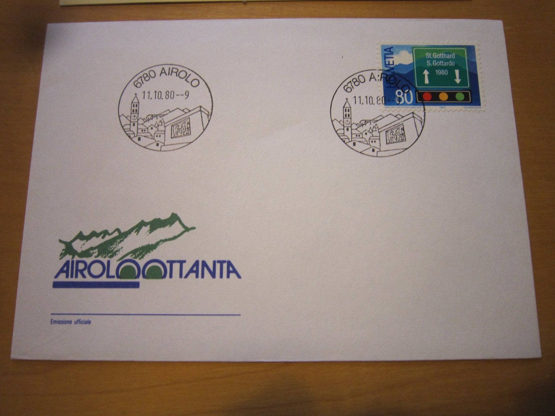 Alle Briefmarken: 1982 / 1980 AIROLO  schöne Belege – Gebraucht aus Gordola von Polentaefung 3