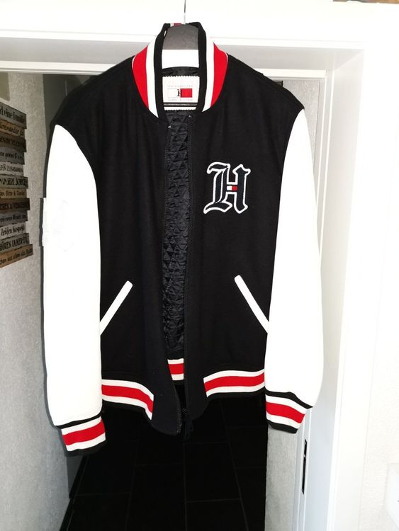 Tommy hilfiger lewis hamilton varsity jacket sale