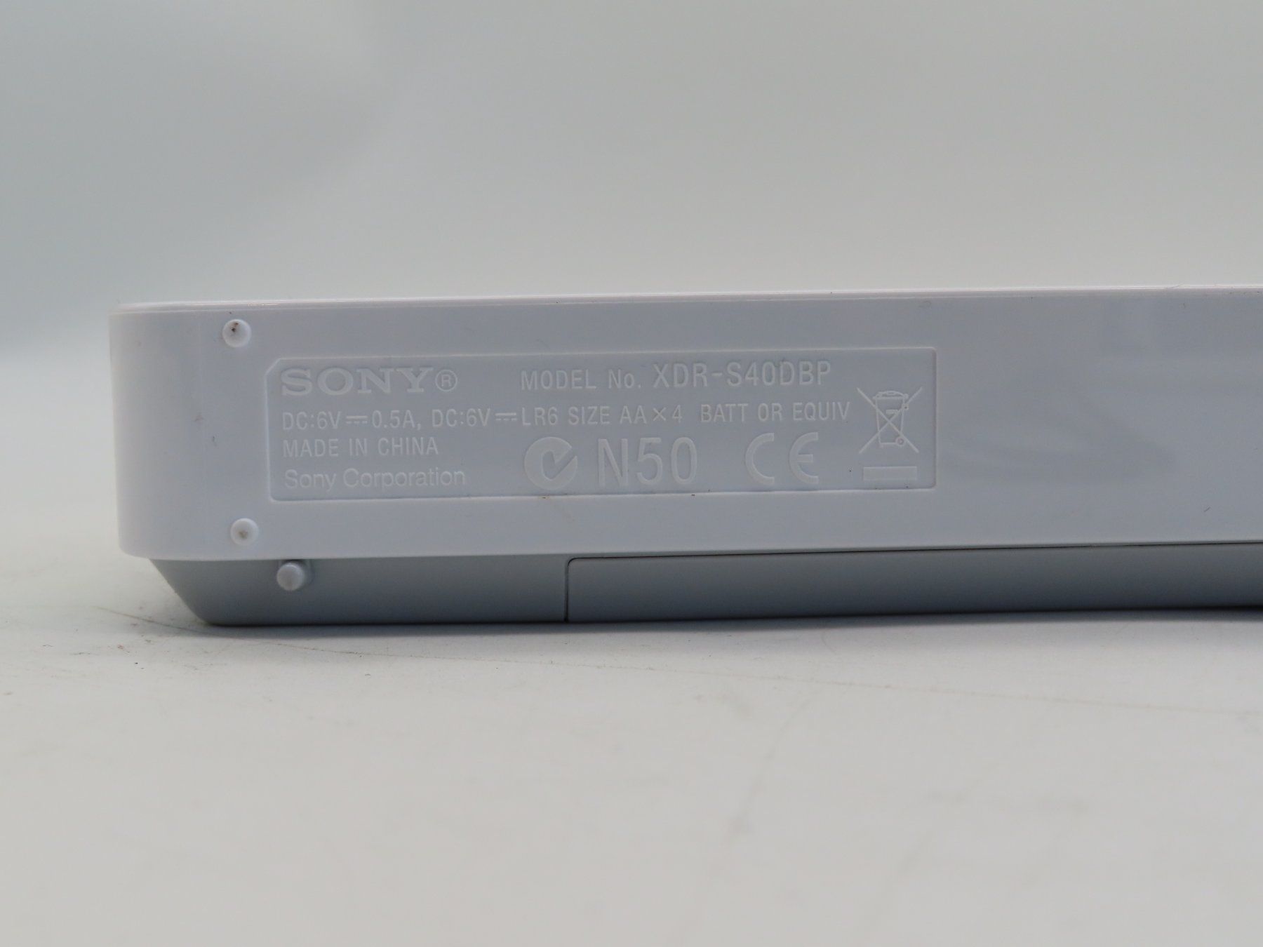 Sony Radio: Sony XDR-S40BP portables Radio – Usato da Reinach BL venduto da WBZ-Flohmarkt 6