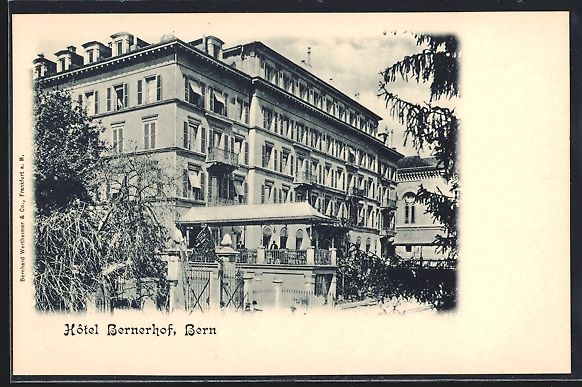 Ansichtskarten: AK Bern, Hotel Bernerhof – Gebraucht aus Berlin von bartko-reher