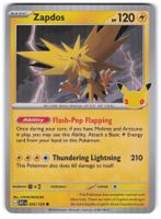 Zapdos / 30th Celebration / 30C 055