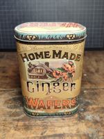 Wunderschöne alte Blechdose  zu verkaufen Home Made Ginger