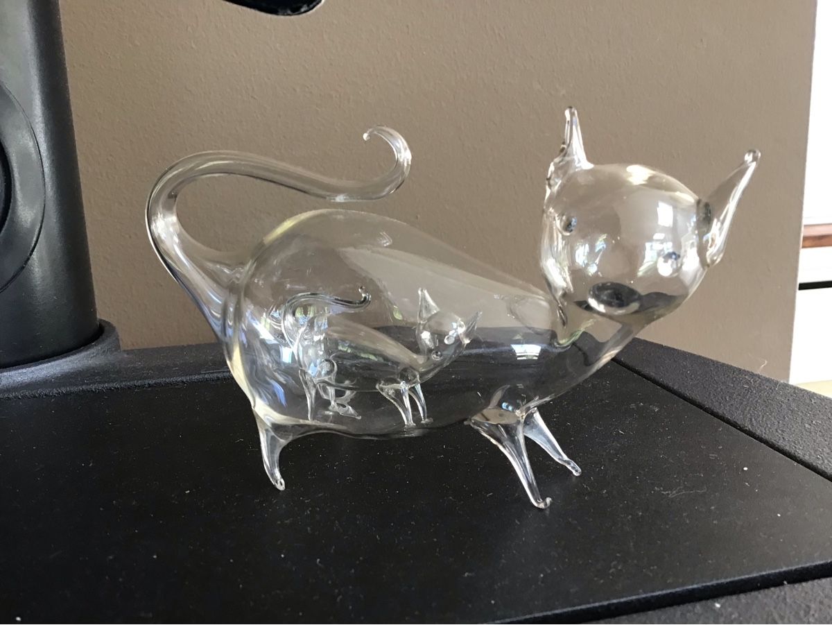 Tutte le decorazioni: Chat en verre – Usato da Plan-les-Ouates venduto da Cassero