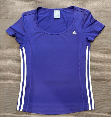 Sport T-Shirt Damen Adidas violett
