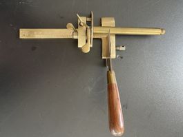 Antiker BLANCHARD PARIS Riemenschneider / Plough Gauge – Mes