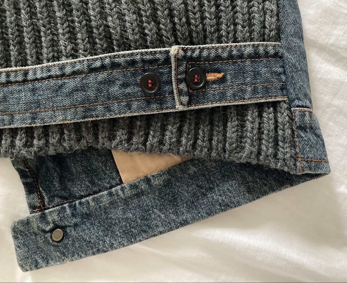 Dsquared2 Gilet & Giacche: Dsquared2 Herrenweste Denim und Strick 52 – Usato da Zürich venduto da mainau16 4