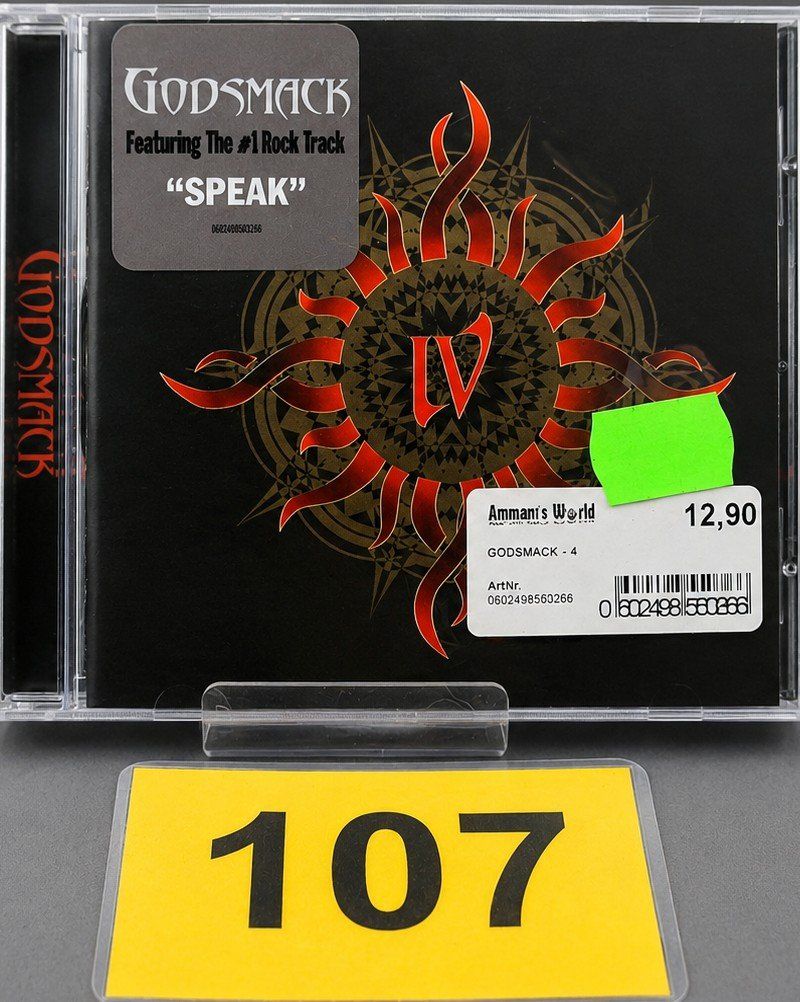 CDs: CD GODSMACK "IV", Nr. 107 – Neu und originalverpackt aus Kottwil von Crazyrolf