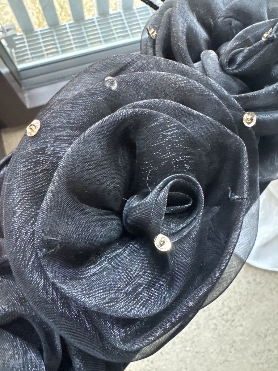 Borse da donna: Abend Handtasche schwarz mit vielen Rosen – Nuovo (secondo la descrizione) da Brütten venduto da Rod816 6