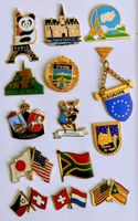 14 diverse Pins Frankreich - Österreich etc.