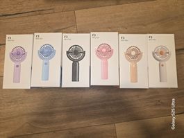 Mini Fan Modell F3 im 6er Set neu 30stk