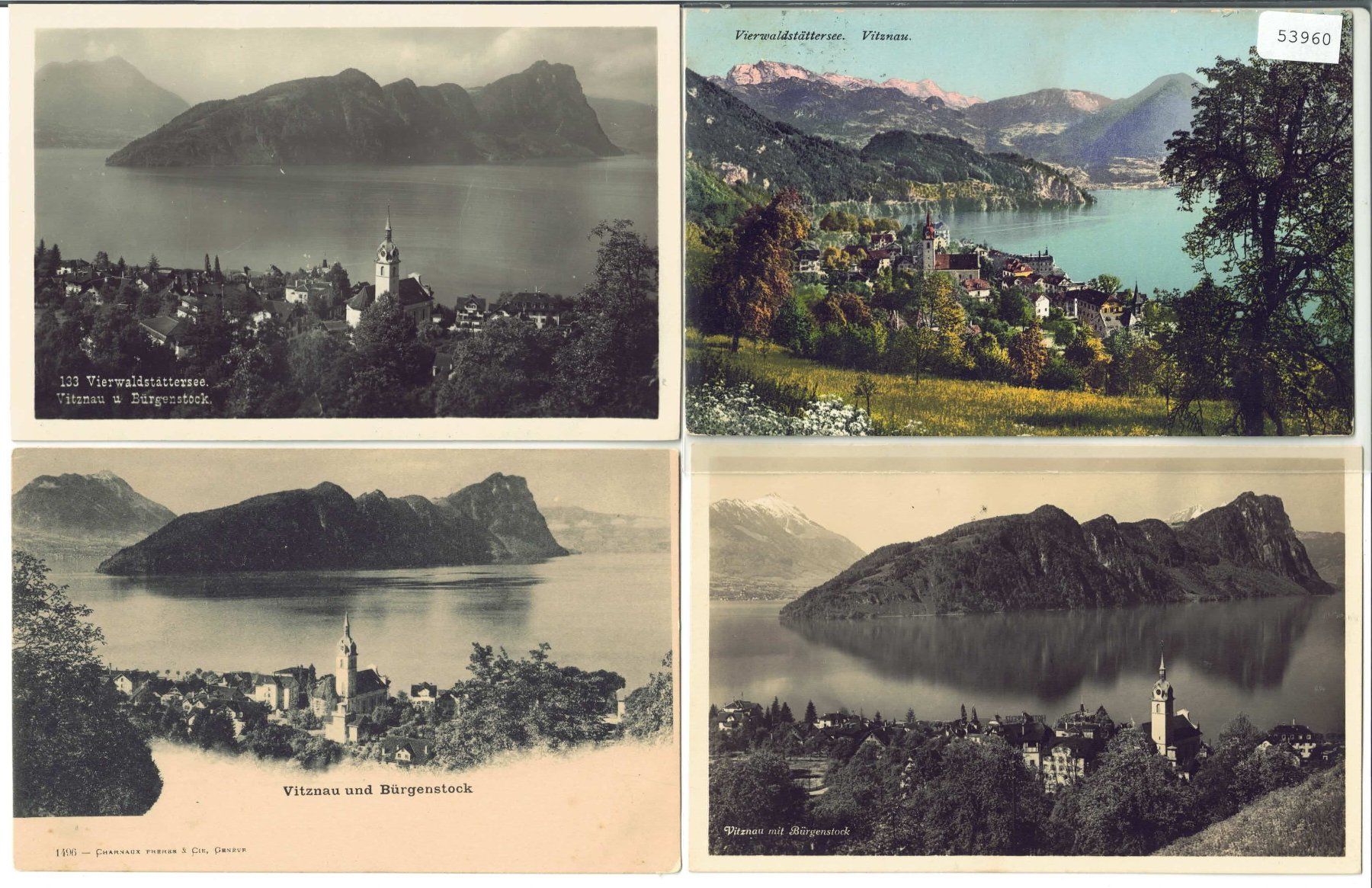 Cartes postales: 4 AK - Vitznau – D'occasion à Ettingen par Kartenplanet