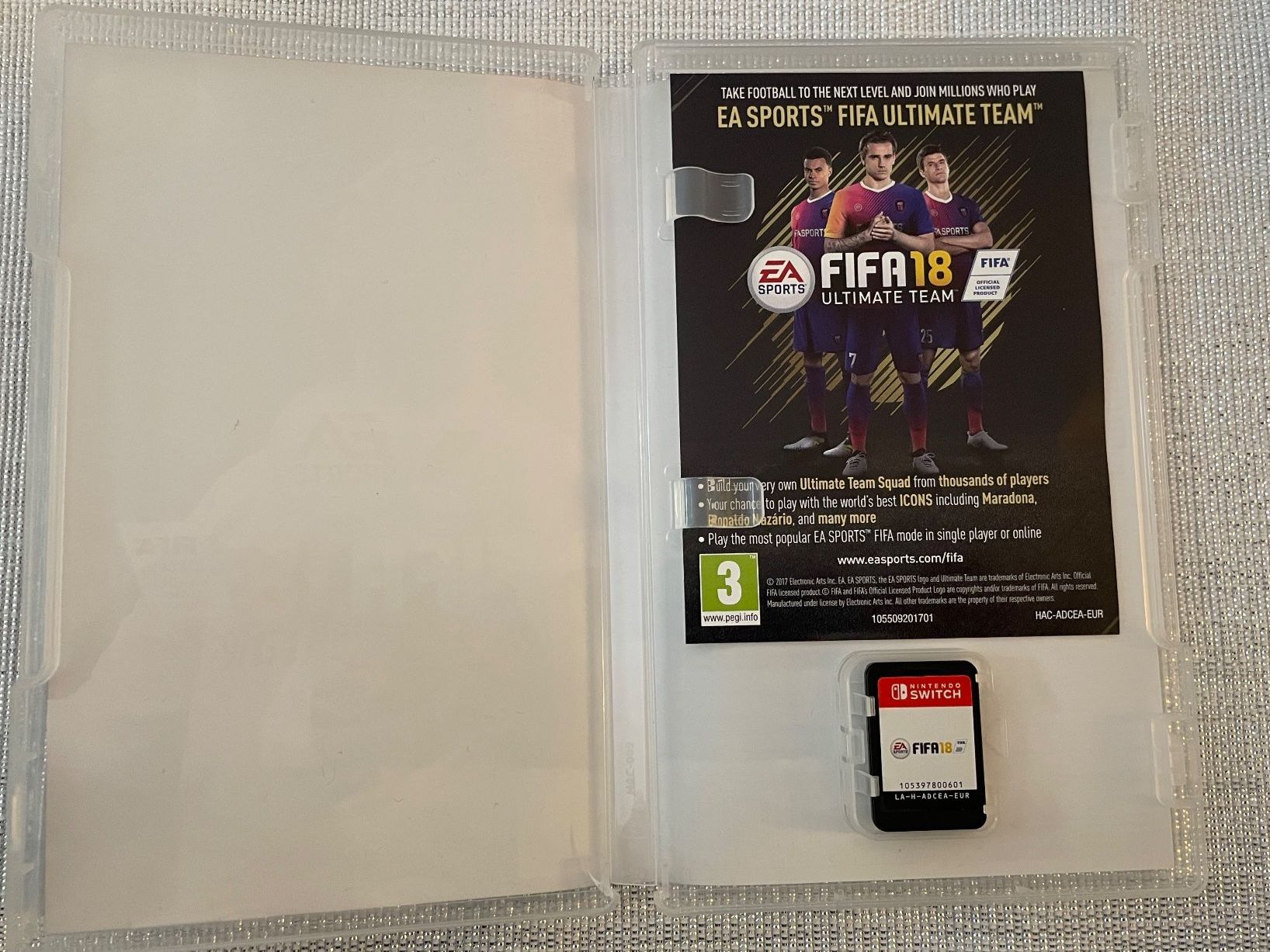 Nintendo Giochi: Jeu Nintendo Switch : FIFA18 – Usato da Préverenges venduto da groli_mur 2