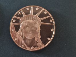 USA 1 Oz .999 Copper, Liberty Head