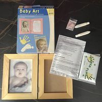 Cadre + empreintes baby bébé - NEUF