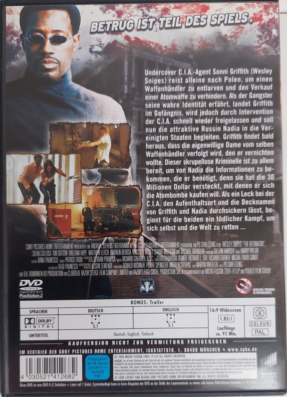 Tutti i DVDs: 3 DVD mit Wesley Snipes – Usato da Münchenbuchsee venduto da mummeli 4