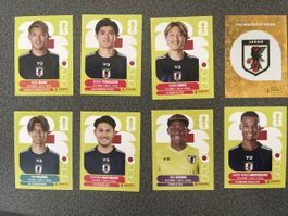 Panini WM 2026 Japan1,JPN2,3,4,6,7,14,19