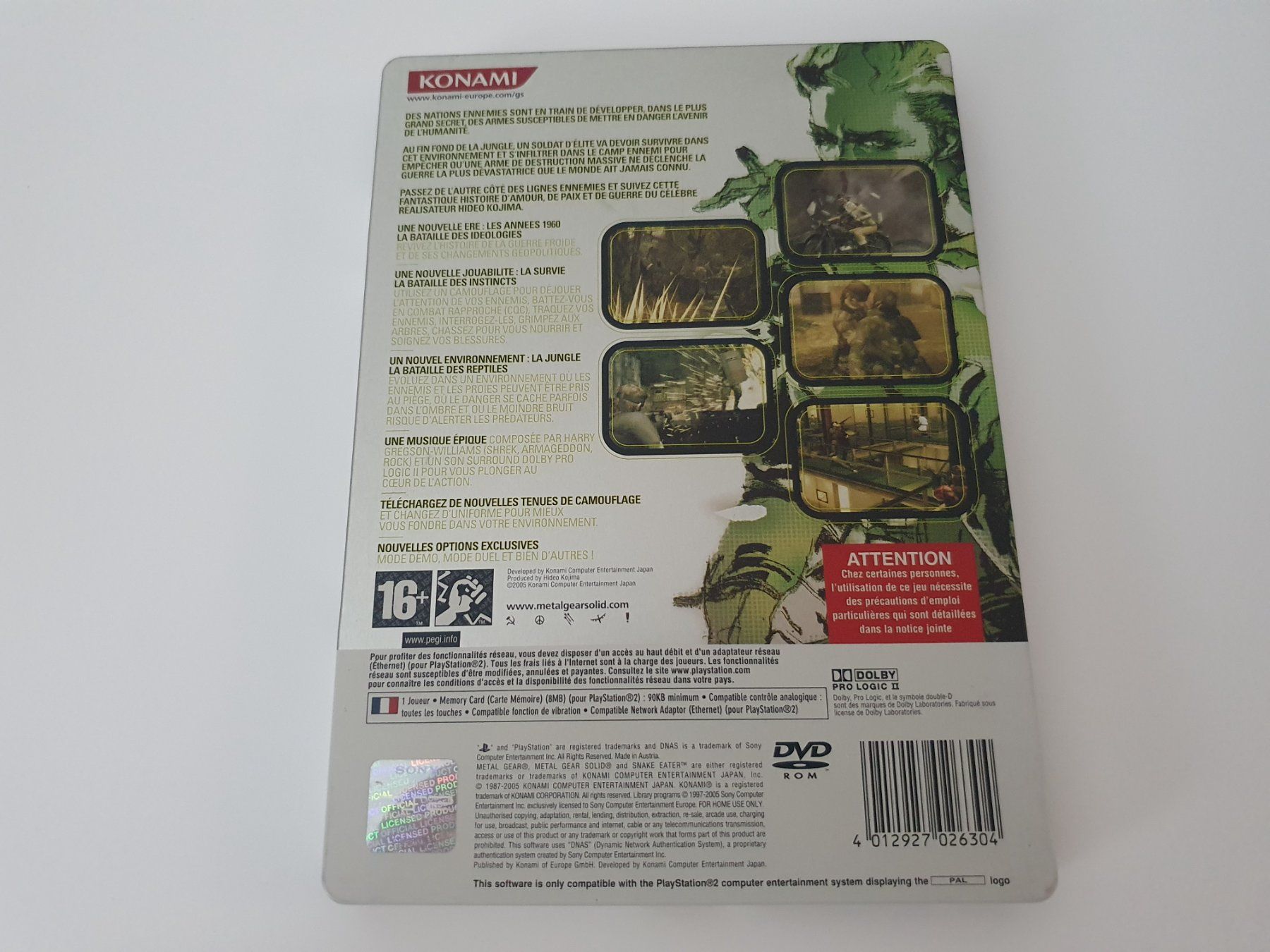 Spiele: Metal Gear Solid 3 Metal edition (PS2) – Gebraucht aus Puidoux von Svreber 1