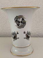 Vase de porcelaine signé "Meissen", motifs Dragon et Ph?nix