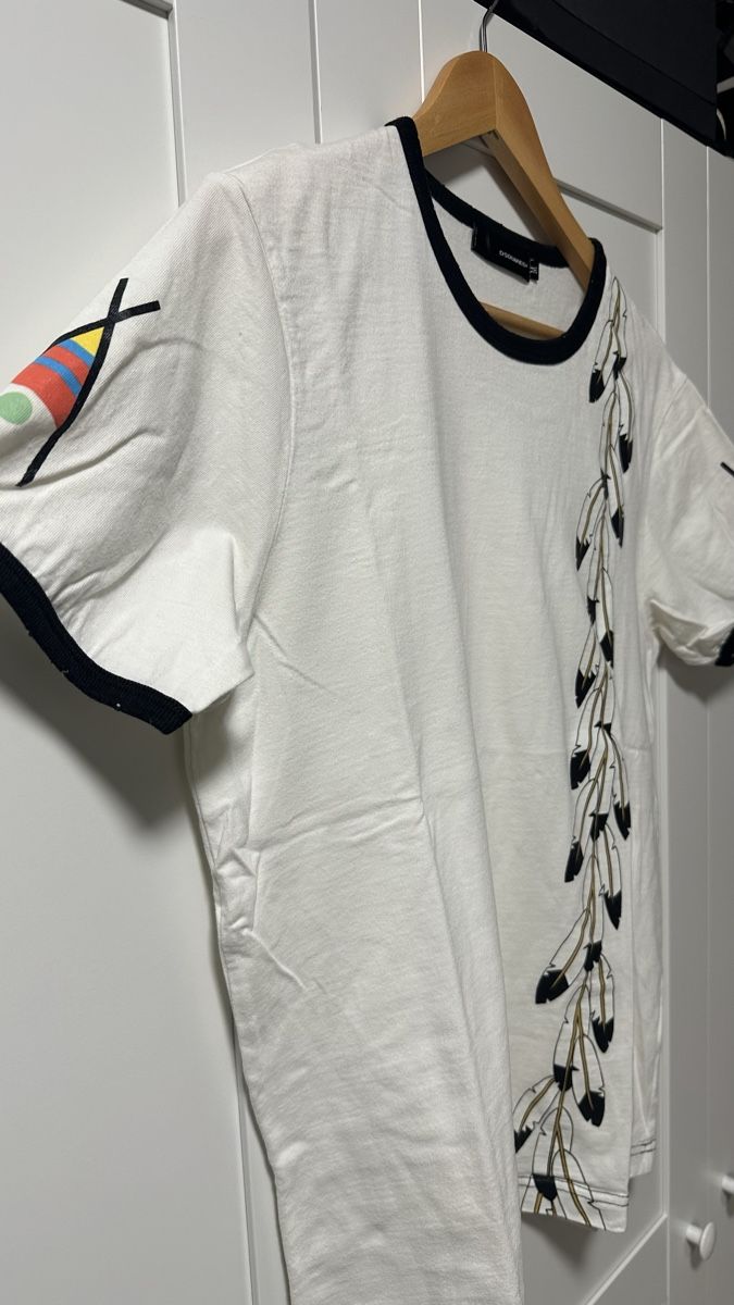 T-shirt: Dsquared Shirt M L T-Shirt washed destroyed boho – Usato da Stetten AG venduto da rai_hy6h 1
