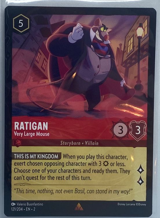 LORCANA DISNEY - RATIGAN - 121/204 RARE (Gebraucht) in Lugano für CHF 1 ...