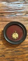 Jugendstil Anhänger Bild Gold plattiertes Metall