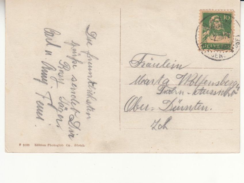Cartoline postali: Klausenstrasse Stäubifall 1922 – Usato da Bürglen TG venduto da StampGraf 1