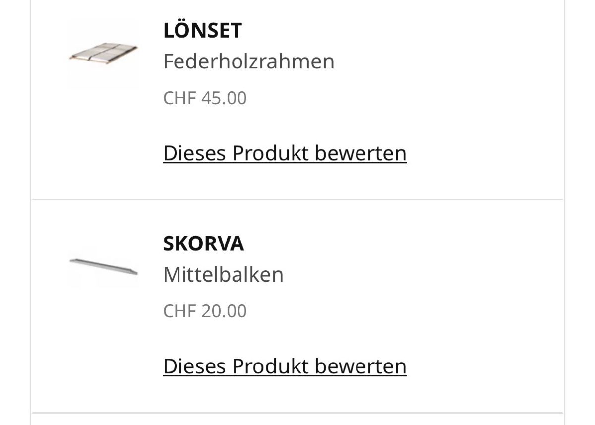 Ikea Matratzen: Bettgestell inklusive Matratze und Topper – Gebraucht aus Dallenwil von kae_m57s 5