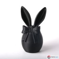 Bunny Ears Egg Sculpture — Modern Spring Decor - 3D Printed