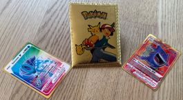 Pokémon Fan-Karten Set, Gold-Edition (KEINE Original-Pokémon