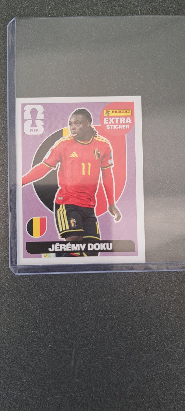 Panini Carte collezionabili: Jeremy Doku Panini Extra Sticker – Nuovo (secondo la descrizione) da rupperswil venduto da karate74