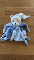 Doudou et Compagnie – Kuscheltuch / Schmusetuch Bär in Blau