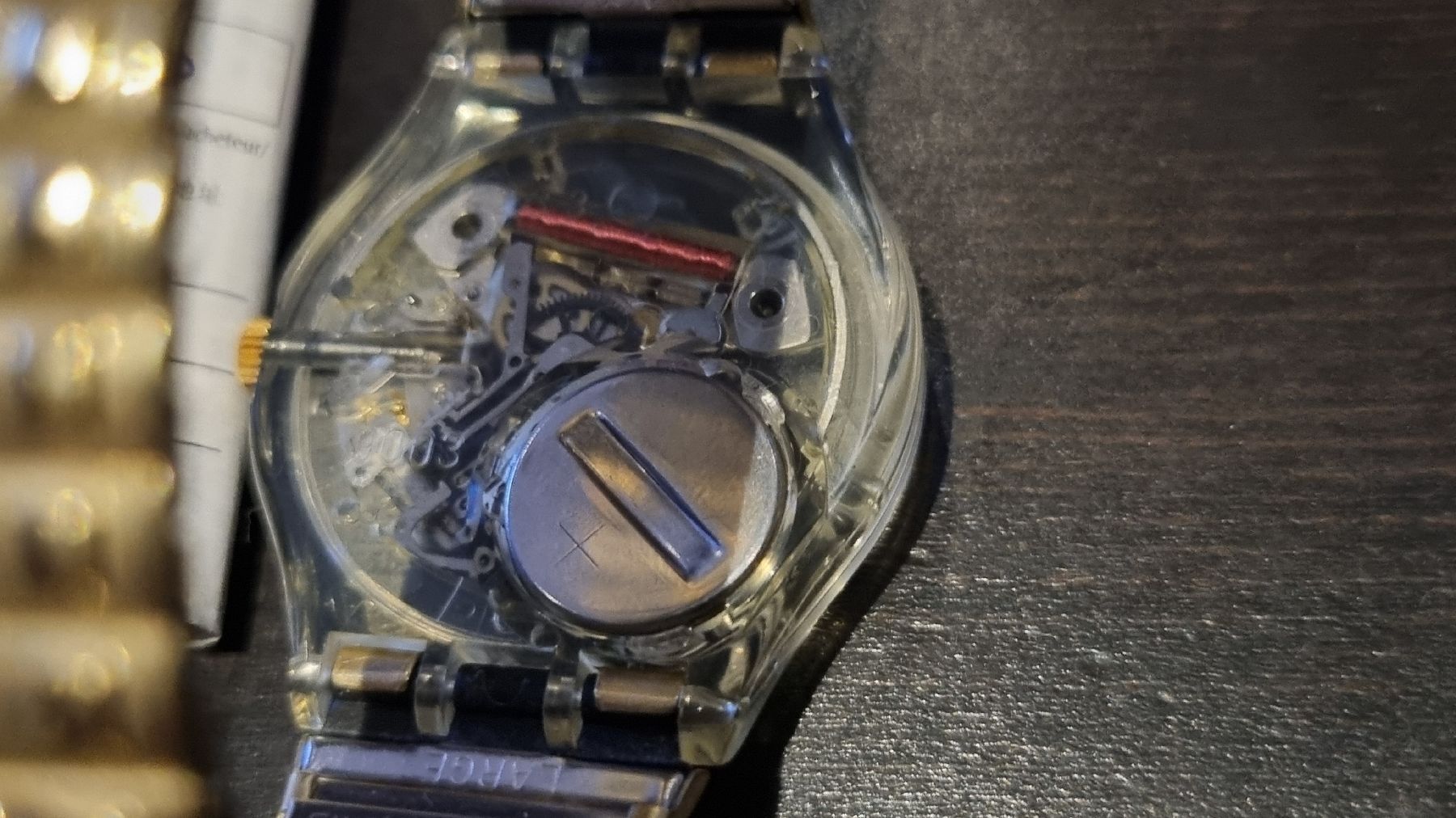 Swatch Orologi: Swatch Unisexe dorée,édition limitée, TBE – Nuovo (secondo la descrizione) da Vésenaz venduto da labonnevente83 1