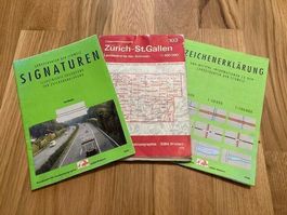 Signaturen, Landeskarte, Zeichen