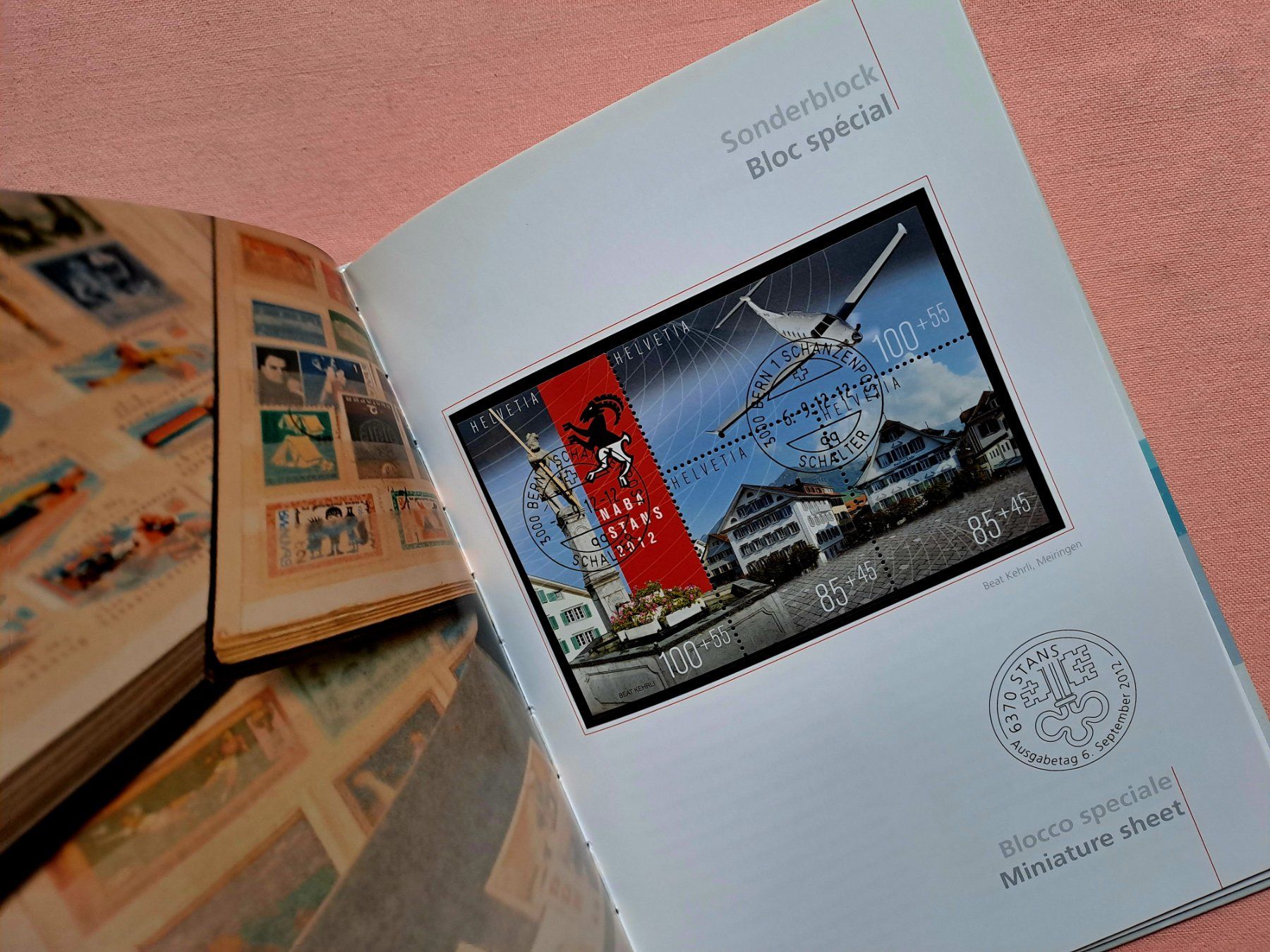 Tutti i francobolli: Original Jahrbuch Briefmarken CH Post 2012 Halbmondstempel – Nuovo (secondo la descrizione) da Ostermundigen venduto da pedru8 9