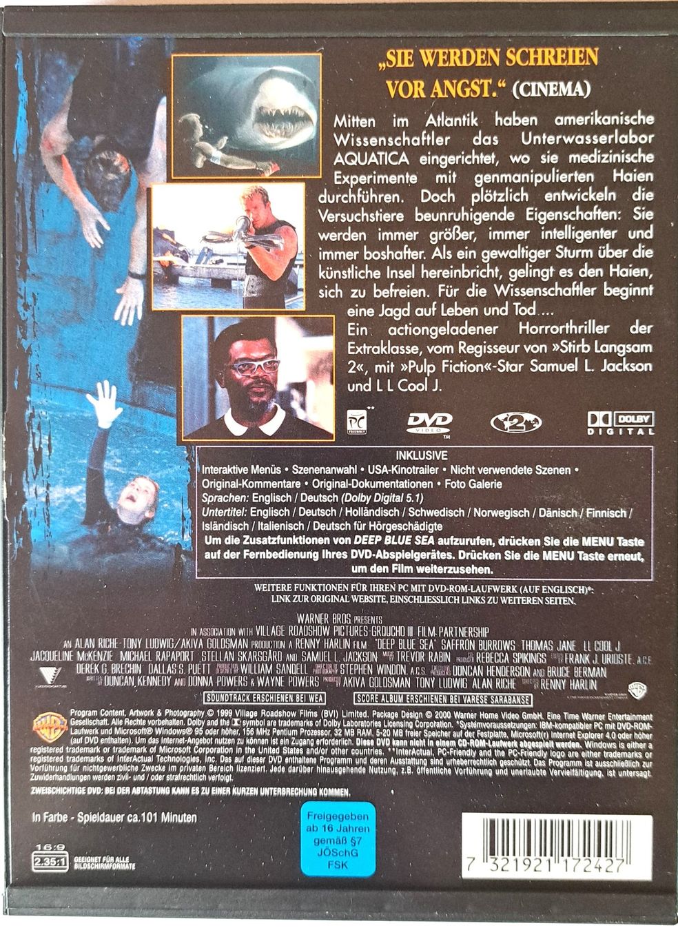 Tutti i DVDs: Deep Blue Sea – Usato da Tenniken venduto da mik_6mxg 3