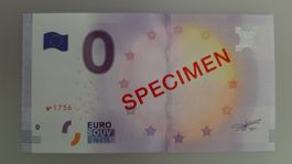 0 Euro SPECIMEN 2016-0 N-C-2a 1736 NEU