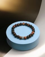 Ebenholz Armband mit Silber