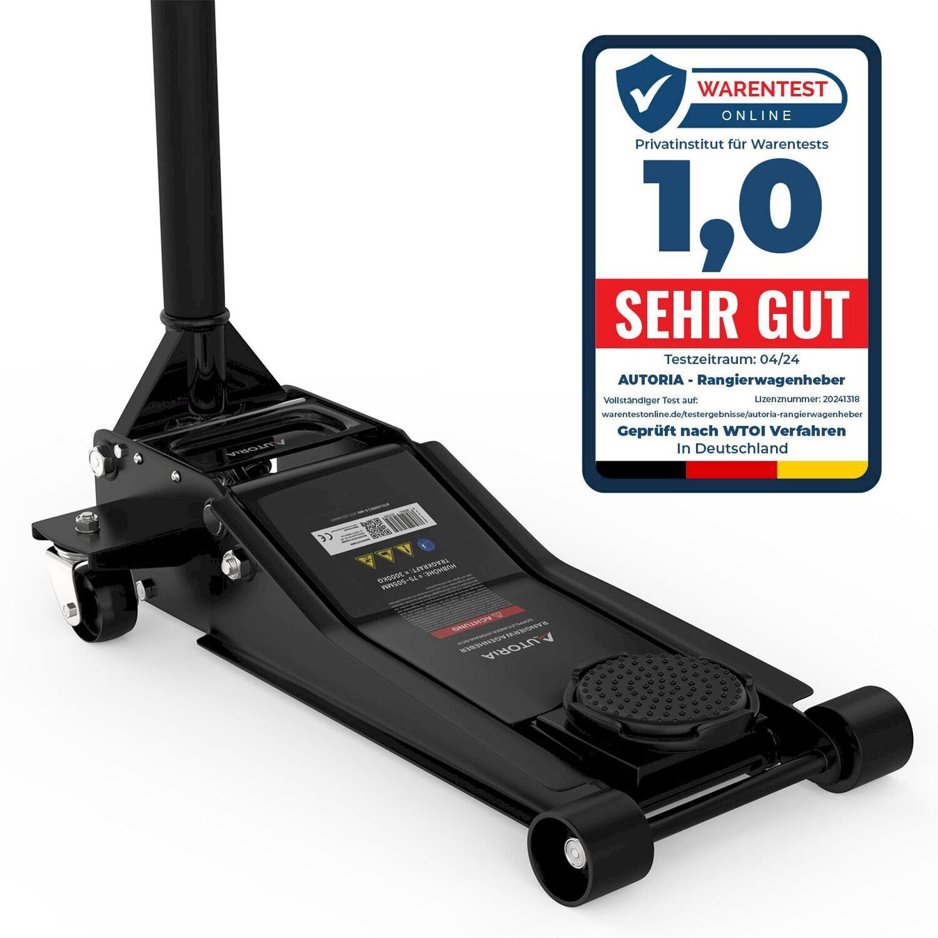 Hebebühne & Wagenheber: AUTORIA Wagenheber 3T – Neu und originalverpackt aus Bottighofen von zaap