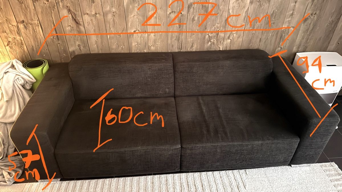 Sofas: 2 Sofas, dunkelbraun abzugeben – D'occasion à Tägerig par Maetra 1